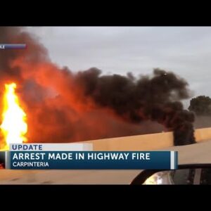 Santa Barbara County District Attorney charges man for starting weekend fire on Highway 101