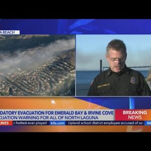 Emerald Fire: Evacuations ordered in Laguna Beach area