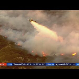 Evacuations in place as Emerald Fire burns in Laguna Beach