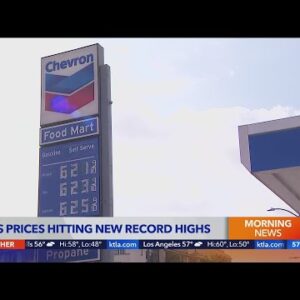 Gas prices continue to record highs