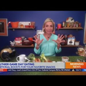 Healthier game day eating with Dr. Melina Jampolis