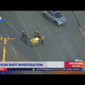 Investigation underway after officer shot in Azusa area