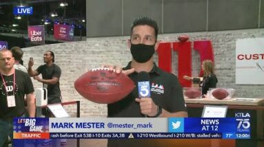 Jason Moore joins KTLA at the Super Bowl Experience