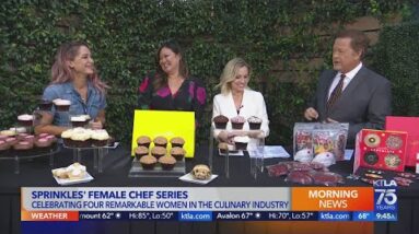 Sprinkles Cupcakes celebrating Women's History Month with female chef series