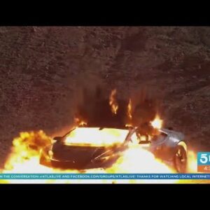 Lamborghini blown up to sale NFTs