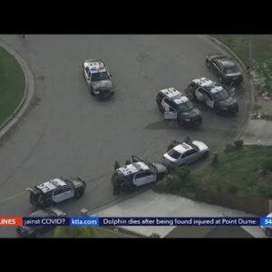LASD opens fire on suspects