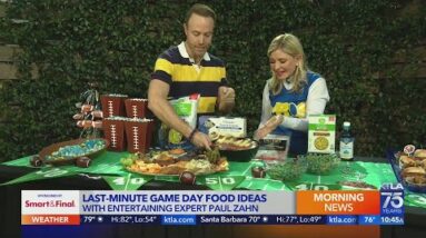 Last-minute game day food ideas with entertaining expert Paul Zahn