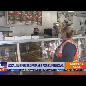 Local businesses gear up for the Super Bowl