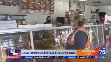 Local businesses gear up for the Super Bowl