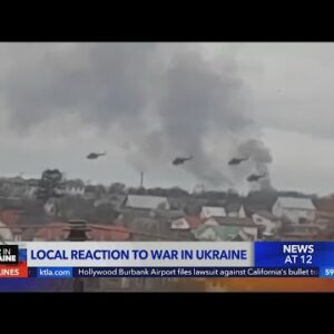 Local Ukranians react to conflict