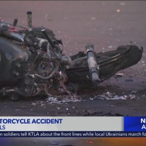 Motorcyclist dies after collision with pickup in Granada Hills