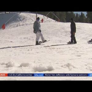 Mountains get several inches of snow, drawing visitors