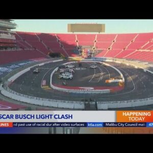NASCAR Busch Light clash at L.A. Coliseum