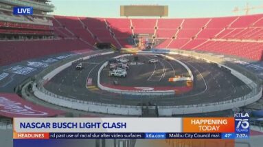 NASCAR Busch Light clash at L.A. Coliseum