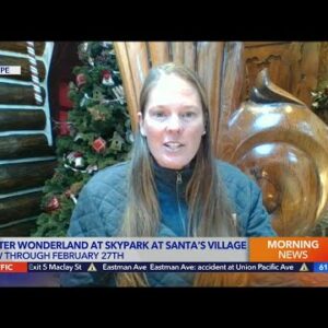 Experience the winter weather at Skypark at Santa's Village's Winter Wonderland