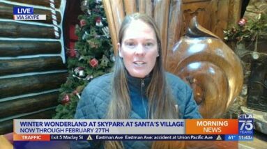 Experience the winter weather at Skypark at Santa's Village's Winter Wonderland