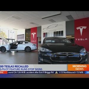 Tesla recalling nearly 54K vehicles because ‘Full Self-Driving’ software runs stop signs