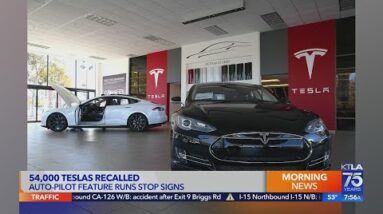 Tesla recalling nearly 54K vehicles because ‘Full Self-Driving’ software runs stop signs