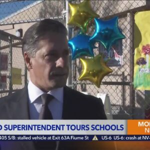 New LAUSD superintendent tours schools