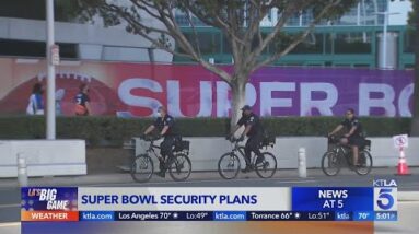 Officials make preparations for a safe Super Bowl