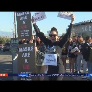 Parents at Norco school protest mask mandates