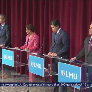 Protesters disrupt L.A. mayoral debate