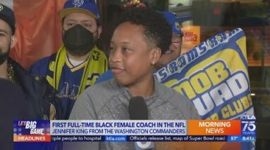 Washington Commanders' Jennifer King on breaking barriers in the NFL as the first full-time black fe