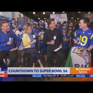 International Rams fan Aaron Morris on traveling from Ireland to watch Super Bowl 56
