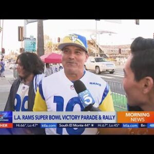 Rams fans prepare for Super Bowl victory parade and rally