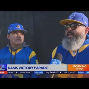 Rams fans set to celebrate Super Bowl victory with parade