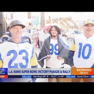 Rams fans to celebrate Super Bowl victory with parade and rally