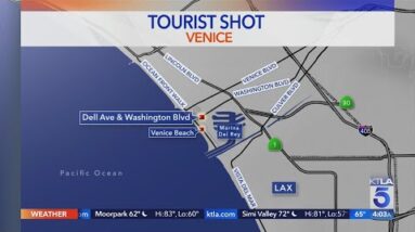 Robbery victim shot in leg in Venice: LAPD