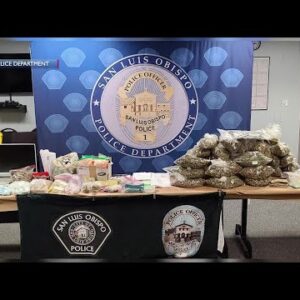 San Luis Obispo police recover over $1 million in narcotics