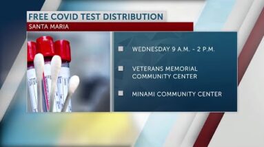 Santa Maria to host COVID-19 test kit distributions Wednesday