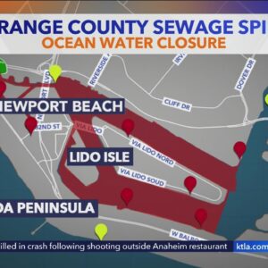 Sewage spill of up to 50,000 gallons leads to O.C. ocean water closure