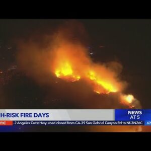 SoCal will see high-risk fire days