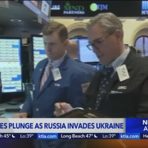 Stock markets drop after Putin announces military action in Ukraine
