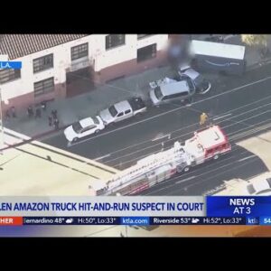 Stolen Amazon truck hit-and-run suspect charged