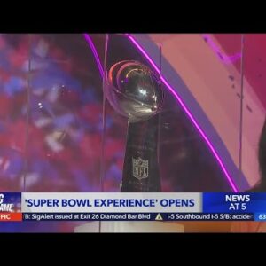Super Bowl Experience brings football fans to downtown L.A.