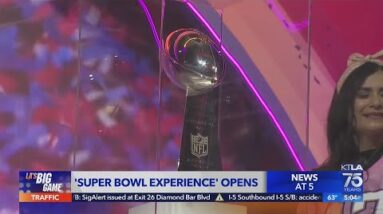 Super Bowl Experience brings football fans to downtown L.A.