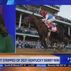 Medina Spirit posthumously stripped of Kentucky Derby title for positive drug test