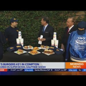 Tam's Burgers #21 in Compton featured in Super Bowl Halftime Show