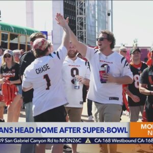 Heavy travel volume expected at LAX as fans return home following Super Bowl