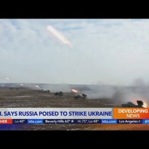 White House says Russia poised to strike Ukraine