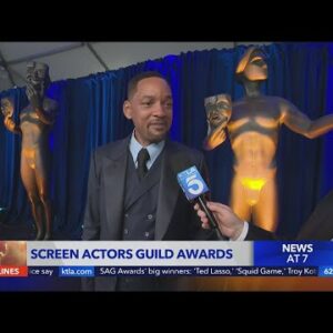 Will Smith takes home trophy at SAG Awards