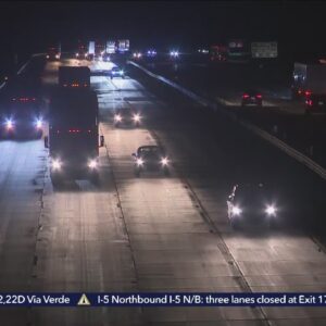 Winter storm brings traffic challenges to I-5 Grapevine