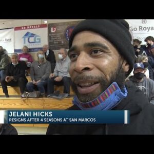Jelani Hicks steps down after short but successful stint as San Marcos boys basketball head ...