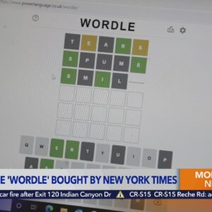 Wordle is bought by the New York Times
