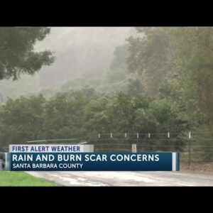 Winter storm watch in effect for Alisal Fire burn area as Santa Barbara County prepares for ...