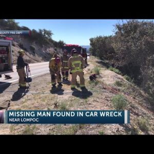 Santa Barbara County Fire responds to a crash involving a missing person’s vehicle 100 feet ...
